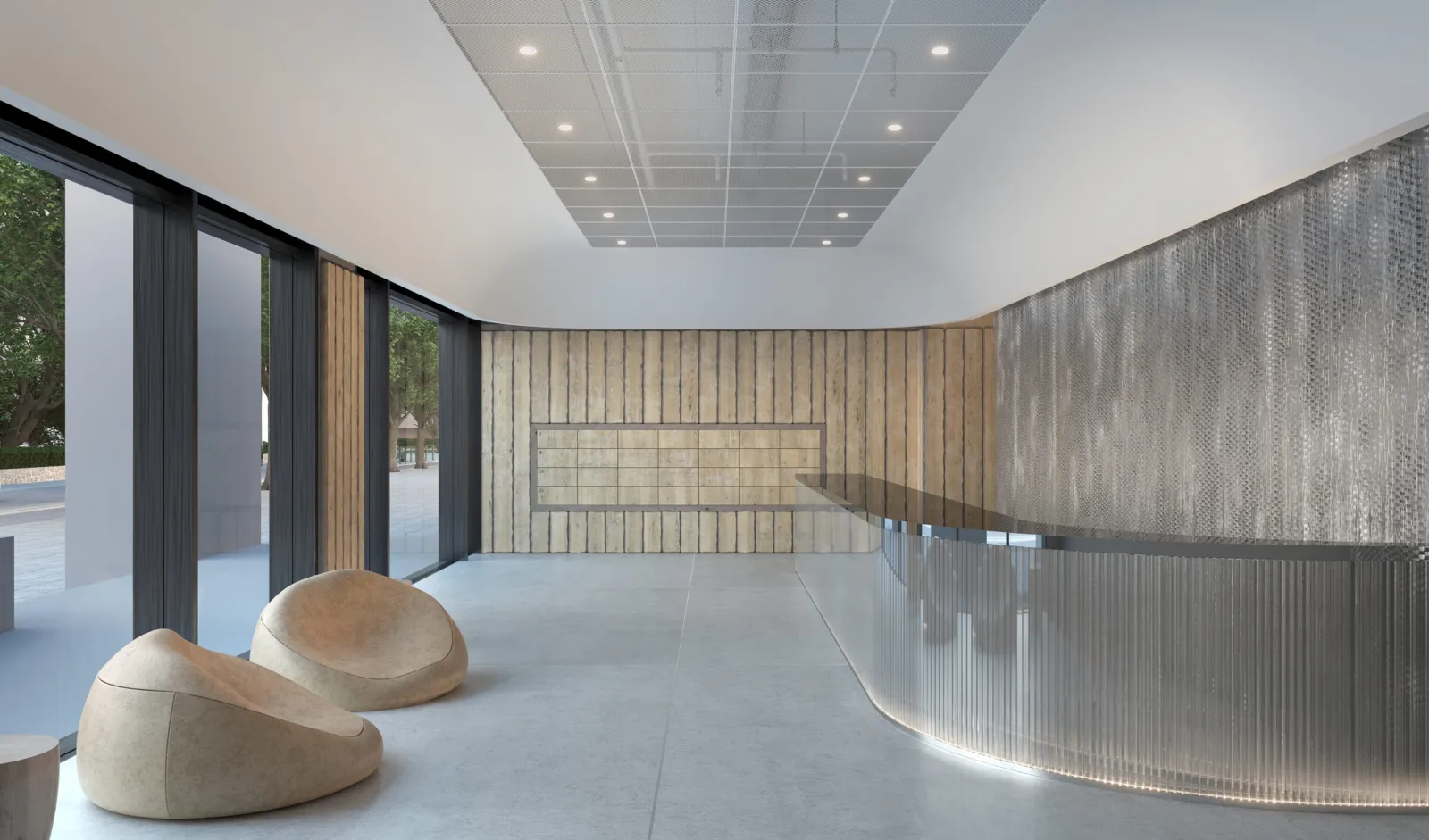 הדמיית לובי APPLE VILLE